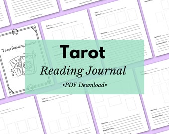 Tarot reading journal, tarot spreads journal, printable tarot journal, printable tarot spreads, simple tarot journal, tarot journal, tarot