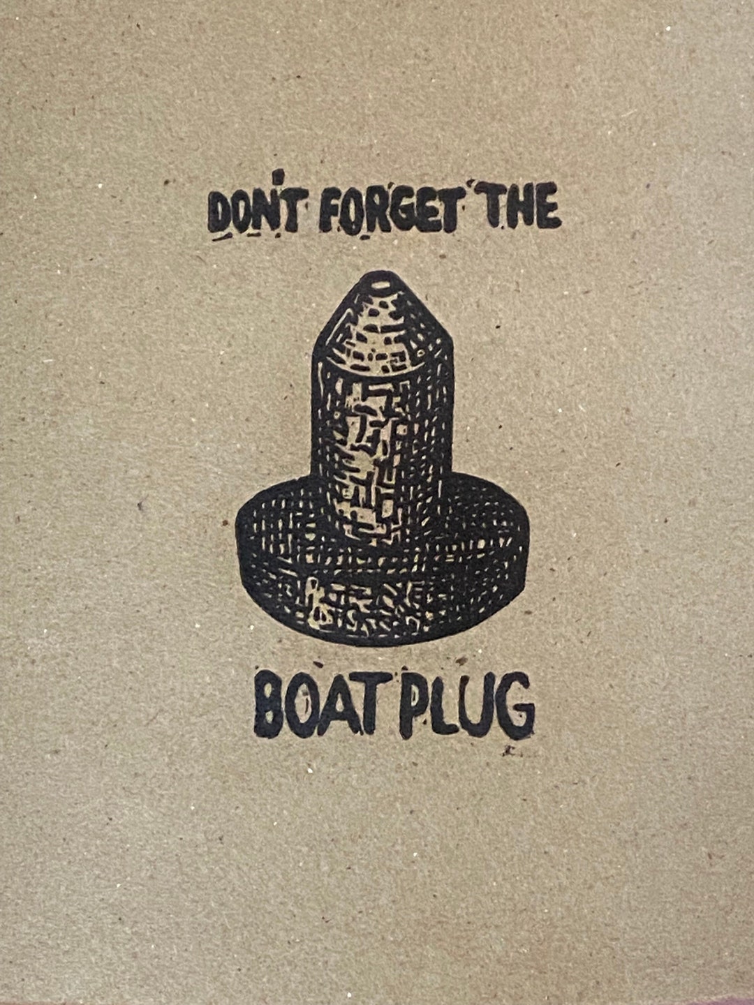 Dont the Boat Plug Etsy