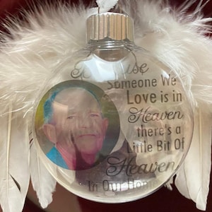 Memorial Ornament with Wings