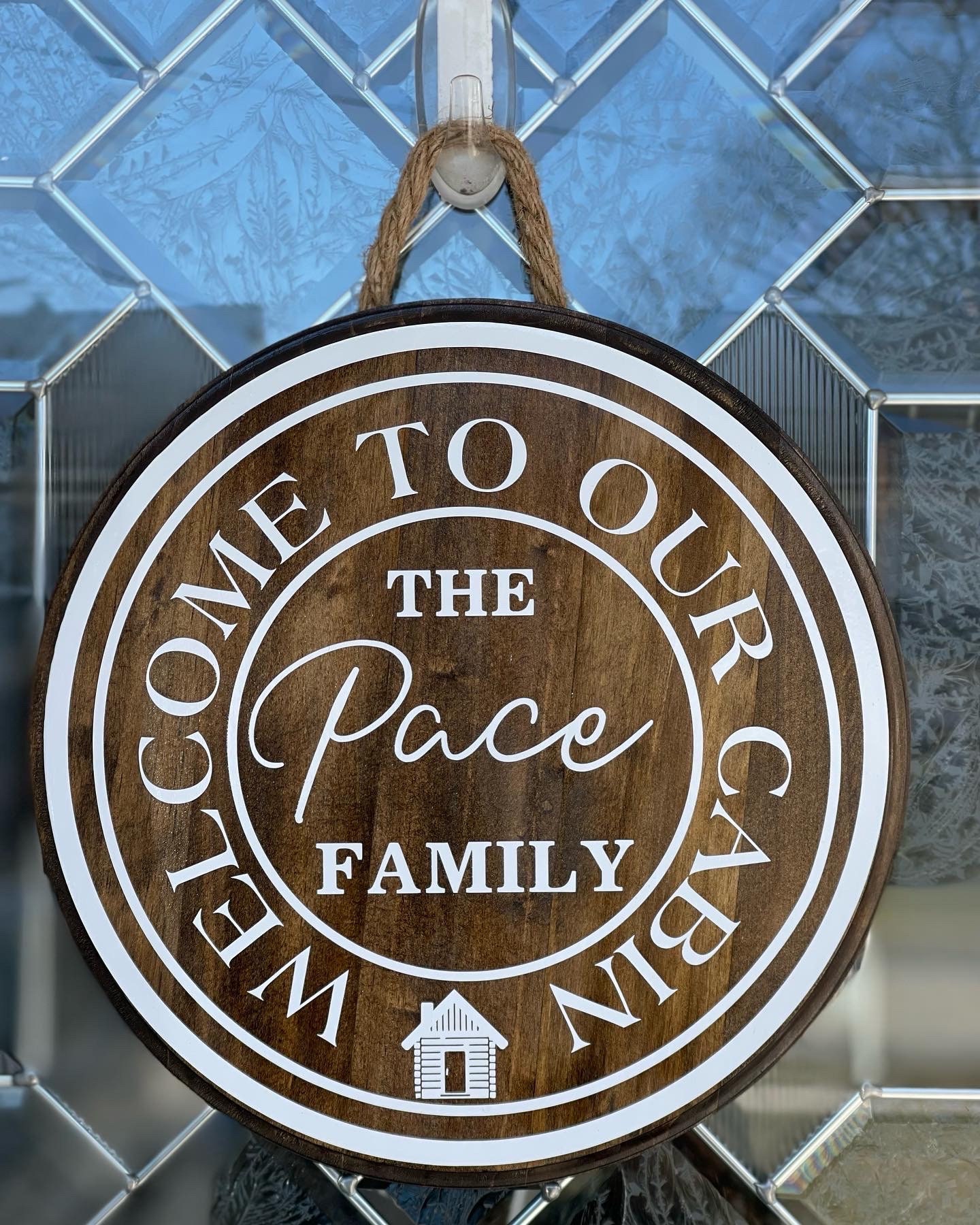 to Our Cabin Door Sign/ Cabin Door Decor/ Etsy