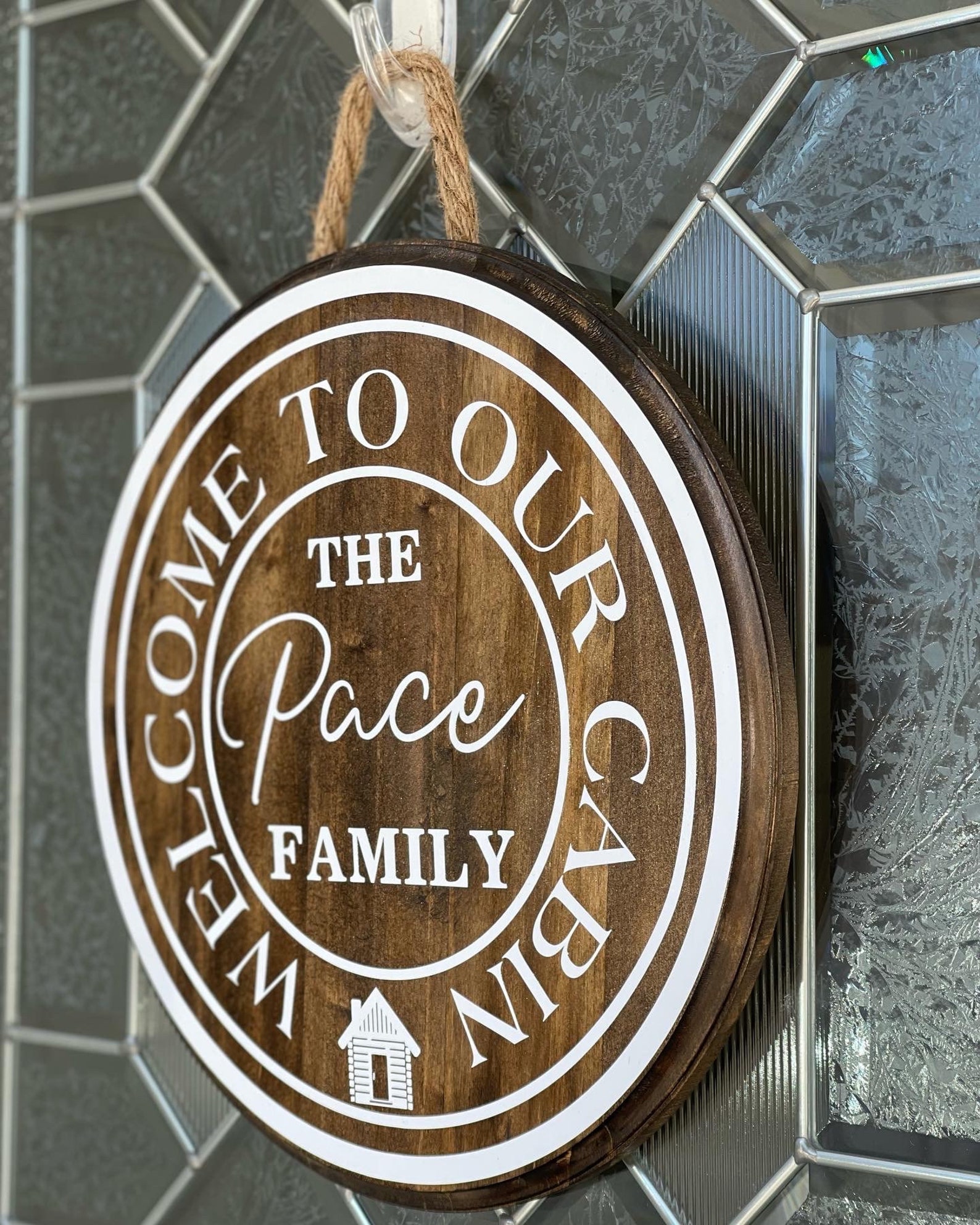 to Our Cabin Door Sign/ Cabin Door Decor/ Etsy