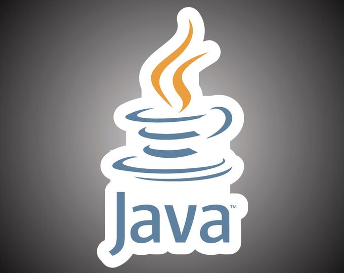 Java Sticker Logo Sticker Laptop, Tablet, Phone, Coder, Cloud, Vinyl ...