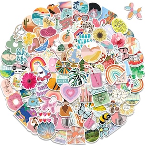 Best Seller cute stickers - aesthetic  laptop stickers gift for kids mystery pack back to school / stocking stuffers stuffer