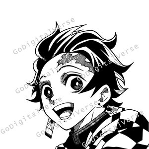 Anime Character - PNG and PDF