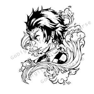 Tanjiro SVG, Anime SVG, Demon Slayer SVG - SVGbees