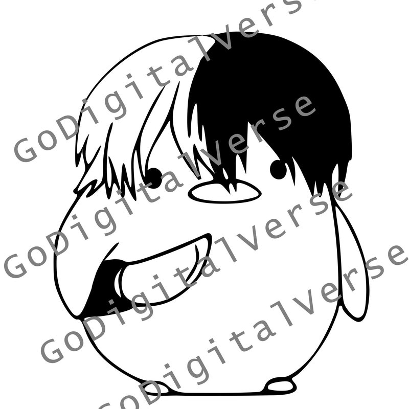 Todoroki Svg - Etsy