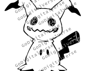 Poke Charakter - SVG, PNG und PDF