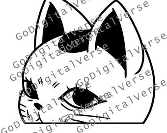 Anime Character - SVG, PNG, and PDF