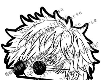 Anime Character - SVG, PNG, and PDF