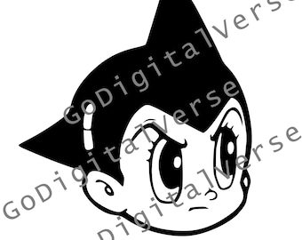 Anime-Charakter - SVG, PNG und PDF