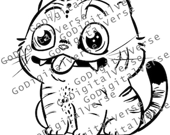 Tiger - SVG, PNG, and PDF