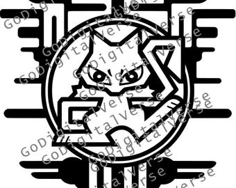 Poke Charakter - SVG, PNG und PDF