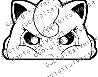 Personaggio Poke - SVG, PNG e PDF