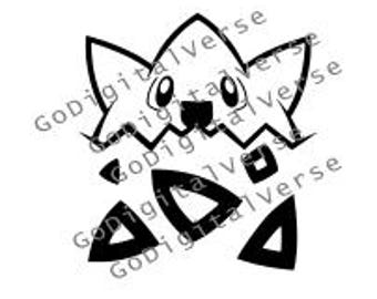 Poke character - SVG, PNG, and PDF