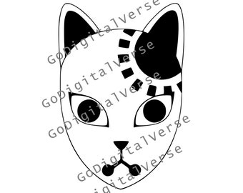 Anime-Charakter - SVG, PNG und PDF