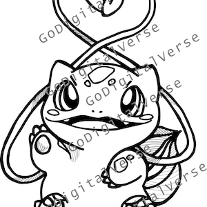 Poke character - SVG, PNG, and PDF