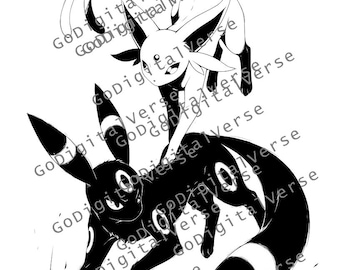 Poke Charakter - SVG, PNG und PDF