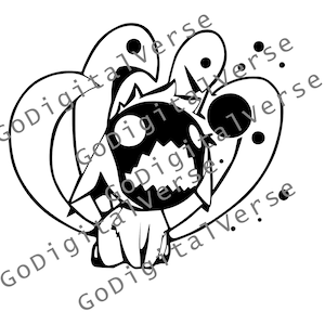 Anime-Charakter - SVG, PNG und PDF