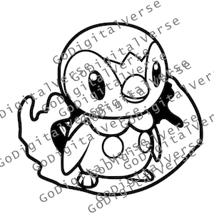 Poke character - SVG, PNG, and PDF