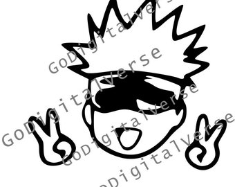 Anime Character - SVG, PNG, and PDF