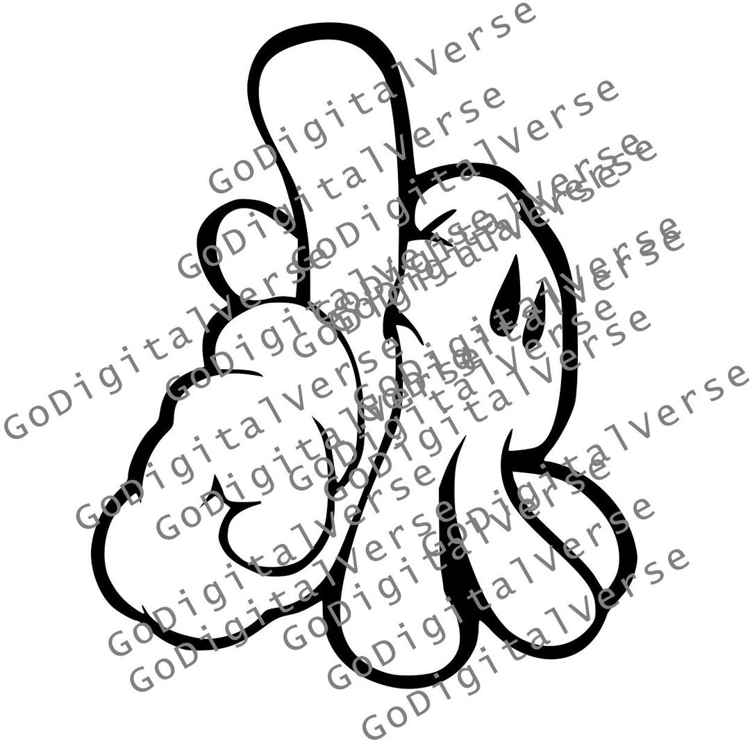Mouse Hand La - SVG, PNG, and PDF - Etsy