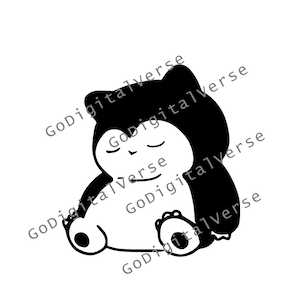 Poke character - SVG, PNG, and PDF