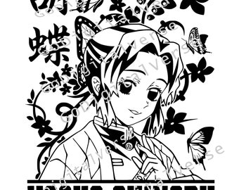 Personagem de anime - SVG, PNG e PDF