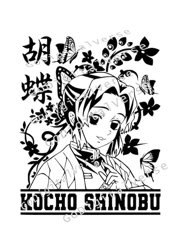 Anime Character - SVG, PNG, and PDF