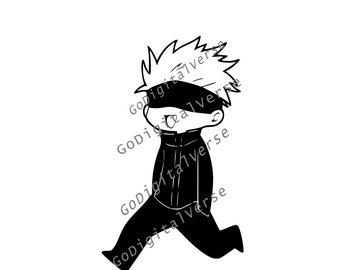 Anime Character - SVG, PNG, and PDF