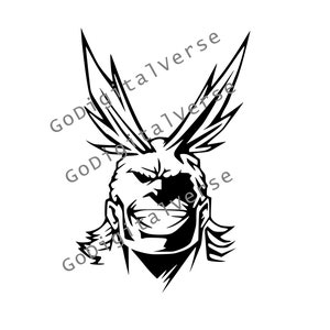 Anime Charakter - SVG, PNG und PDF