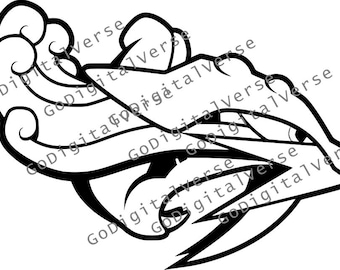 Poke Charakter - SVG, PNG und PDF