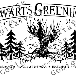 HP Gewächshaus Vintage-Stil - SVG, PNG und pdf