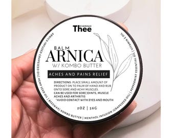 All-Natural Arnica Balm w\ kombo butter | Natural Pain Relief