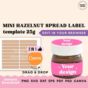 Mini pot de nutella 25g – Luv'eat Boutique