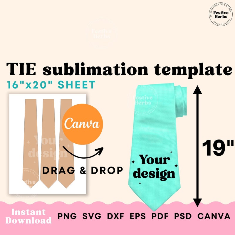 Template Ties Etsy Template Ties Etsy