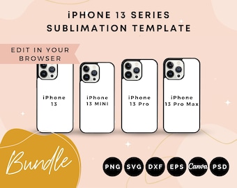 Phone Case 13 Pro Max Template Bundle, Phone case template for sublimation, iPhone 13 Pro Max sublimation template SVG, PNG Digital download