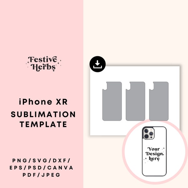 iPhone XR Template, Phone Case Template for sublimation, iPhone XR Sublimation template, Phone case sublimation, iPhone sublimation template