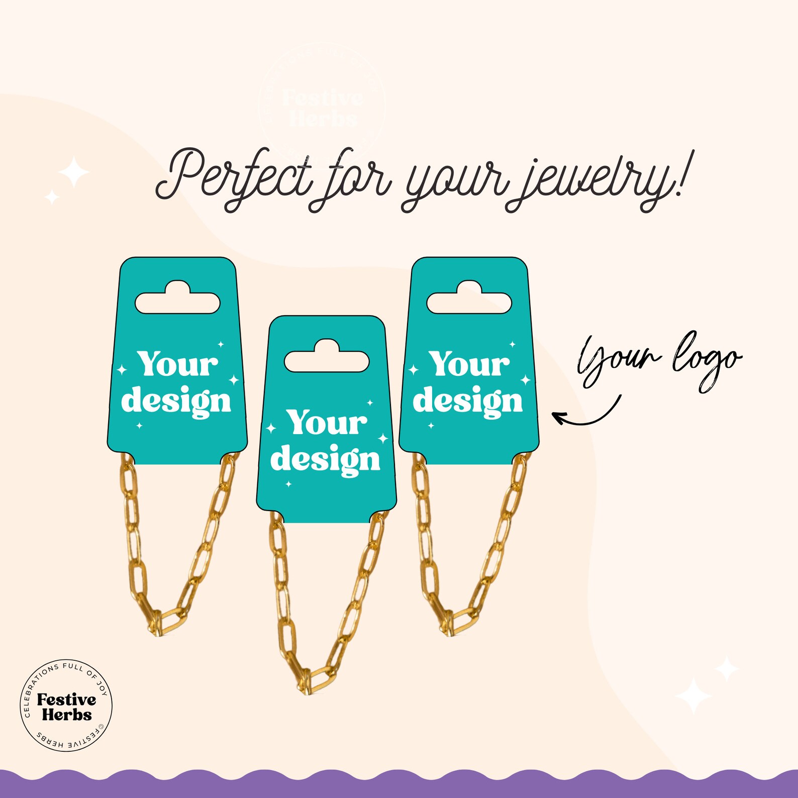 Bracelet Card Display Template Canva, Bracelet Card Template SVG, Fold ...