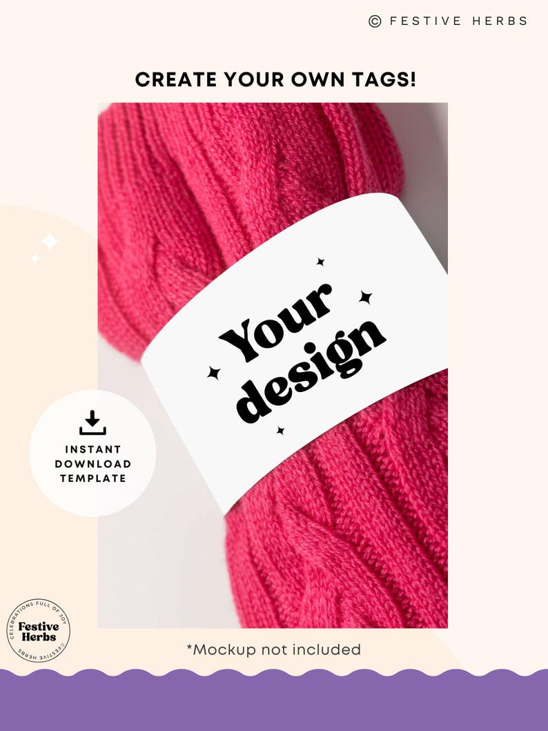 Sock Tag Vorlage, Sock Wrapper Template, Socken Label Vorlage, Socken Blank Label, Party Favor, Hochzeit Groomsmen Geschenk, Sock Tag SVG Bild 3