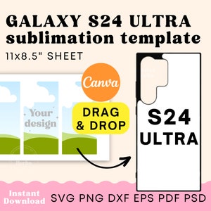 Handyhüllen Template, Samsung S24 ULTRA Handyhüllen Template für Sublimation, Samsung Sublimationsvorlage, Samsung Vorlage Samsung S24 ULTRA