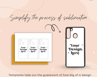 Samsung Galaxy A21 Sublimation Template, Galaxy A21 SVG, Phone