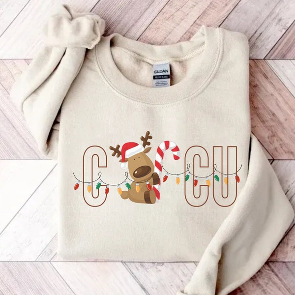 CICU Christmas Shirt, Holiday Christmas CICU Shirt Gift for Cardiac ICU Nurse, Cardiac Intensive Care Unit Christmas Hospital Party T-Shirts