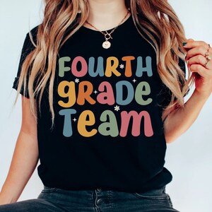 Fourth Grade Team Shirts, 4th Grade Teacher TShirt, Teacher Team Shirt, Fourth Grade Teacher Tee, 4th Grade T-Shirt, Back to School T-Shirts