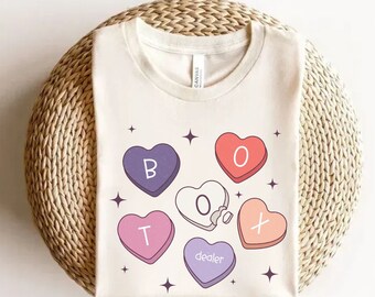 Botox Dealer Valentine's Day Shirt, Valentine Np Nurse Injector Shirt Aesthetic Nurse Valentine Tee, Vday Cosmetic Nurse Esthetician Tee