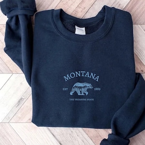 Montana Sweatshirt, Montana Shirt, Vintage Montana Sweater, Montana Crewneck, Montana Vacation Sweatshirt, Montana State, Montana Gift