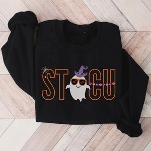 STICU Nurse Halloween Sweatshirt, Sticu Nurse Crewneck, Surgical Trauma Intensive Care Unit Nurse Shirt, Shock Trauma ICU Nurse Sweatshirt