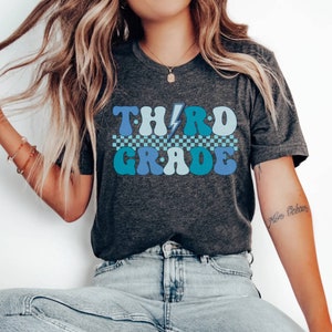 Third Grade Shirt, 3rd Grade Teacher Shirt, Retro Teacher Shirt, Third Grade Teacher Team Tee, Back to School Tees, Retro Third Grade TShirt