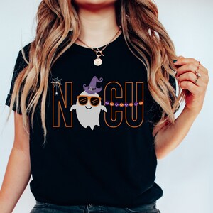 NICU Nurse Halloween Shirt, Spooky Nicu Nurse Shirt,  Neonatal Intensive Care Unit Nurse Tee, Nicu Nurse Gift, Neonatal ICU Nurse T-Shirt