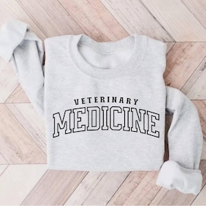 Felpa con cappuccio per medicina veterinaria, maglietta per tecnico veterinario, regalo per tecnico veterinario, regalo di laurea in medicina veterinaria, assistente veterinario, equipaggio veterinario
