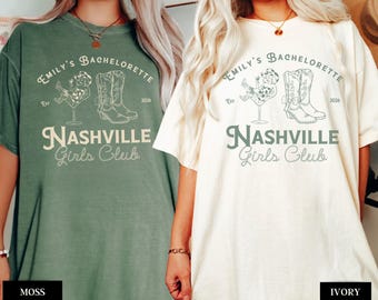 Custom Nashville Bachelorette Party Shirts, Cowgirl Bach Party Tees, Country Rodeo Bachelorette Party Gifts, Western Bridal Party Tshirt